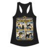 Camiseta de gatos para mujer MANTENIMIENTO DEL HUMANO en color negro, vista plana