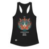 Camiseta de gatos para mujer MI ANIMAL ESPIRITUAL en color negro, vista plana