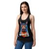 Camiseta de gatos para mujer MI CATMISETA FAVORITA en color negro, sobre modelo