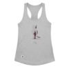 Camiseta de gatos para mujer NO en color gris jaspeado, vista plana