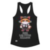 Camiseta de gatos para mujer ODIO LOS PUTOS SÁBADOS en color negro, vista plana