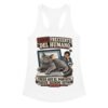 Camiseta de gatos para mujer EL PORTÁTIL YA NO ES TUYO en color blanco, vista plana