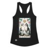 Camiseta de gatos para mujer LE GATOT · LOS AMANTES en color negro, vista plana