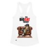 Camiseta de gatos para mujer THE BIG CAT THEORY en color blanco, vista plana