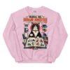Sudadera de gatos «Guía de convivencia» — diseño MHD-001 de la serie Manual del Humano Doméstico en color Rosa claro