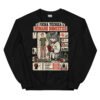 Sudadera de gatos «Ficha técnica del humano» — diseño MHD-002 de la serie Manual del Humano Doméstico en color Negro