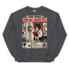 Sudadera de gatos «Ficha técnica de la humana» — diseño MHD-003 de la serie Manual del Humano Doméstico en color Oscuro jaspeado