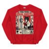 Sudadera de gatos «Ficha técnica de la humana» — diseño MHD-003 de la serie Manual del Humano Doméstico en color Rojo