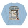 Sudadera de gatos «Protocolo de ocupación de cama» — diseño MHD-005 de la serie Manual del Humano Doméstico en color Azul claro