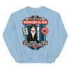 Sudadera de gatos «Supervisión del baño» — diseño MHD-006 de la serie Manual del Humano Doméstico en color Azul claro