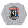 Sudadera de gatos «Supervisión del baño» — diseño MHD-006 de la serie Manual del Humano Doméstico en color Gris deportivo