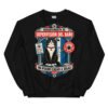 Sudadera de gatos «Supervisión del baño» — diseño MHD-006 de la serie Manual del Humano Doméstico en color Negro