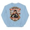 Sudadera de gatos «Calor no es amor» — diseño MHD-007 de la serie Manual del Humano Doméstico en color Azul claro