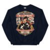 Sudadera de gatos «Calor no es amor» — diseño MHD-007 de la serie Manual del Humano Doméstico en color Marino