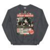 Sudadera de gatos «Evaluación del humano» — diseño MHD-009 de la serie Manual del Humano Doméstico en color Oscuro jaspeado