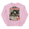 Sudadera de gatos «Evaluación del humano» — diseño MHD-009 de la serie Manual del Humano Doméstico en color Rosa claro