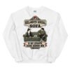 Sudadera de gatos «Reglamento del sofá» — diseño MHD-010 de la serie Manual del Humano Doméstico en color Blanco