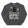Sudadera de gatos «Humano en entrenamiento» — diseño MHD-012 de la serie Manual del Humano Doméstico en color Oscuro jaspeado