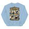 Sudadera de gatos «Mantenimiento del humano» — diseño MHD-013 de la serie Manual del Humano Doméstico en color Azul claro