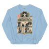Sudadera de gatos «Clasificación de humanos útiles» — diseño MHD-014 de la serie Manual del Humano Doméstico en color Azul claro