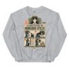 Sudadera de gatos «Clasificación de humanos útiles» — diseño MHD-014 de la serie Manual del Humano Doméstico en color Gris deportivo
