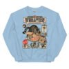 Sudadera de gatos «Inspección de bolsas y cajas» — diseño MHD-015 de la serie Manual del Humano Doméstico en color Azul claro