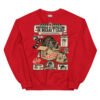 Sudadera de gatos «Inspección de bolsas y cajas» — diseño MHD-015 de la serie Manual del Humano Doméstico en color Rojo