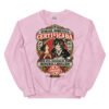 Sudadera de gatos «Humana doméstica certificada» — diseño MHD-017 de la serie Manual del Humano Doméstico en color Rosa claro