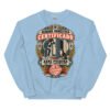 Sudadera de gatos «Humano doméstico certificado» — diseño MHD-018 de la serie Manual del Humano Doméstico en color Azul claro