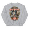 Sudadera de gatos «Humano doméstico certificado» — diseño MHD-018 de la serie Manual del Humano Doméstico en color Gris deportivo