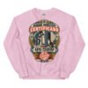 Sudadera de gatos «Humano doméstico certificado» — diseño MHD-018 de la serie Manual del Humano Doméstico en color Rosa claro