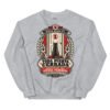 Sudadera de gatos «Toda puerta cerrada es una ofensa» — diseño MHD-019 de la serie Manual del Humano Doméstico en color Gris deportivo
