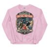 Sudadera de gatos «Programa de control nocturno» — diseño MHD-020 de la serie Manual del Humano Doméstico en color Rosa claro