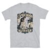 Camiseta gatos Capricornio en color gris deportivo, vista plana