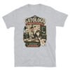 Camiseta gatos Gatólogo en color gris deportivo, vista plana