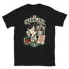 Camiseta gatos Médigato en color negro, vista plana