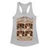 Camiseta de gatos para mujer Chef Gató en color gris jaspeado, vista plana