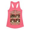 Camiseta de gatos para mujer Chef Gató en color rosa eléctrico, vista plana