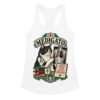 Camiseta de gatos para mujer Médigato en color blanco, vista plana