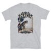Camiseta gatos Piscis en color gris deportivo, vista plana