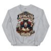 Sudadera gatos Avogato en color gris deportivo, vista plana