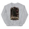 Sudadera gatos Escorpio en color gris deportivo, vista plana